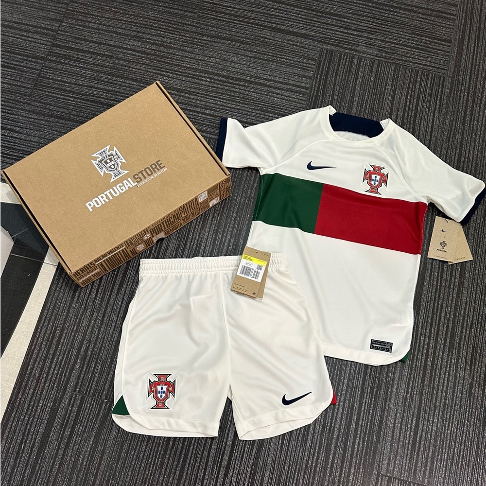 Youth Size Small Nike Portugal Away Jersey+Pants